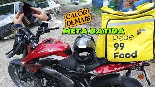 MUITO CALOR🥵, DELIVERY SALVOU A META! #delivery #motovlogger #rendaextra 