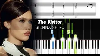 SIENNA SPIRO - The Visitor - Accurate Piano Tutorial with Sheet Music