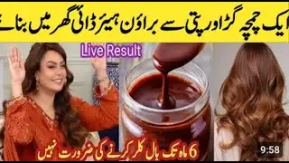 Dark brown hair dye|chocolate brown colour at home|Grey coverage dark brown hair dye💯