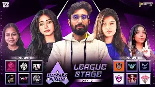 DAZZLE DIVAS S3 LEAGUE STAGE| GROUP CXA| GIRLS FREE FIRE ESPORTS LIVE 🔥