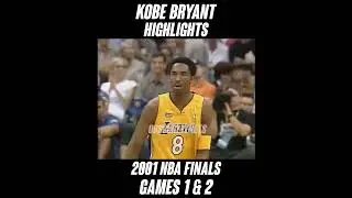 Kobe Bryant Points Compilation: 2001 NBA Finals (Games 1 & 2) #shorts #kobebryant #nba