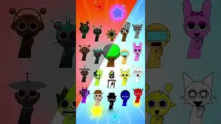 Sprunki Incredibox All Characters Dancing #incredibox #sprunki