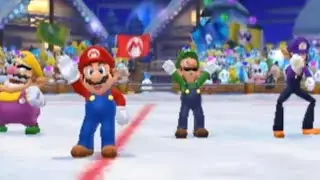 Mario & Sonic: 2010 Winter Games - Dream SnowBall Fight