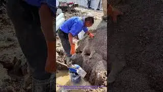 Underground Pipe Sand Filling | Construction Work