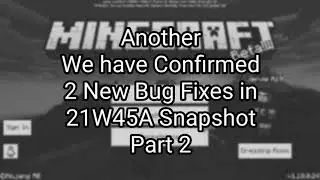 Minecraft 1.18 Pre-Release 1 2 New Bugs Confirmed in Bug Tracker Part 2