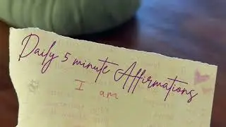 Affirmations | Daily 5 minute practice |