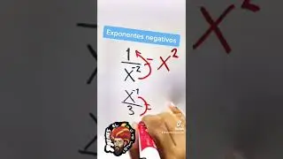 ☑️Cambiar signo del exponente