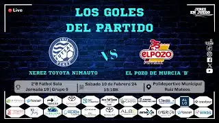 Los Goles del encuentro Xerez Toyota Nimauto vs El Pozo de Murcia 'B'. J19 2ªB Futsal Gr.5/10-02-24