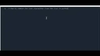 how to remove the last character from list in python #shorts #python