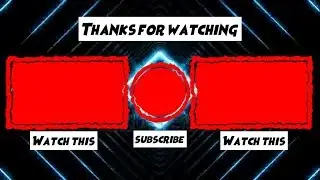 Free Outro Template No Text || No text copyright free outro template ||