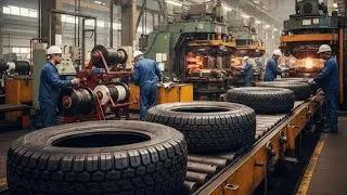 How Tyres Are Made in a Mega Factory | Complete Manufacturing Process