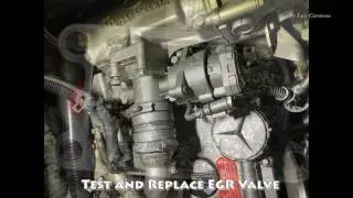 EGR Valve Diagnostic, Mercedes Engine 2010 MBE906
