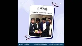 Recognizing and celebrating excellence! VRAZ Felicitation Programme. #shorts  #vrazacademy