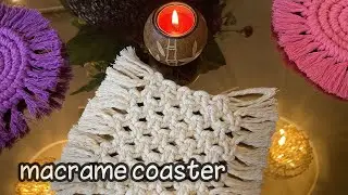 Macrame Coaster /Boho Mug RugTutorial