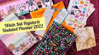 White Ink Papeterie Undated Planner 2022 Review & Flip-Through #planner #indianplanner