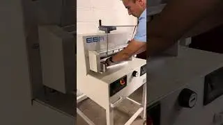 Used EBA 480EP IDEAL Programmable Guillotine With Manual Clamp