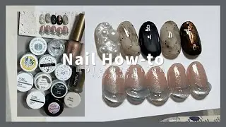 【サロンサンプル】水光ネイル.簡単ニュアンス｜How to do nails