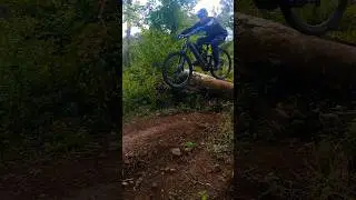 Hmmm drop! #mtb #emtb #mtbwales #straykids #mountainbike #bikelife #enduro