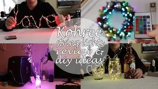 Kohree LED Fairy String Lights Review and DIY ideas!
