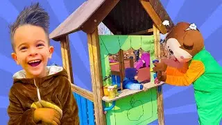 Hilarious Playground Pranks With Monkey & Lucas! Fun Outdoor Adventures For Kids