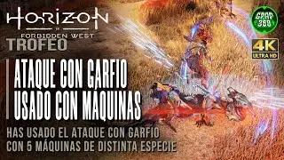 Horizon Forbidden West (DLC Burning Shores) | Trofeo: Ataque con garfio usado con m&aacute;quinas