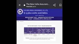 NIACL AO scorecard #banker #bankingexams #insurance #niaclao