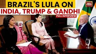 Brazil President Interview LIVE: Lula da Silva Speaks On India, Donald Trump & Mahatma Gandhi