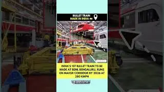 INDIA'S 1ST BULLET TRAIN TO BE MADE AT BEML BENGALURU #shortsfeed #trendingshorts #trending #shorts
