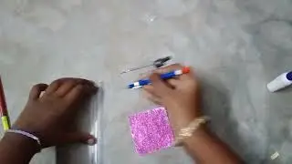 How To make keychain with cardboard ||🥰PRANEETHA WONDERLAND🥰||