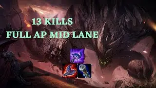 [WILD RIFT]MALPHITE GAMEPLAY FULL AP MID KDA 13/0/11 RANKED
