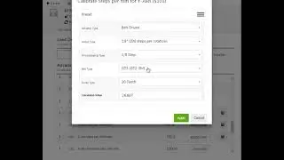setting paremeter cnc grbl openbuilds software