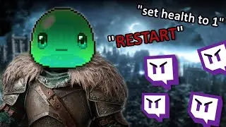 Dark Souls 3, but my viewers control the game
