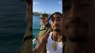 2Pac Relaxing In Cuba‼️🔥#2pac #tupac #sora2 #hiphop #rap