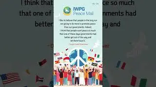 IWPG [PEACE MAIL No.128] NOT WAR🙅&zwj;♀️ | YES PEACE 🙆&zwj;♀️🕊 #NGO #KOREA #Message #GoodWriting #Peace #War