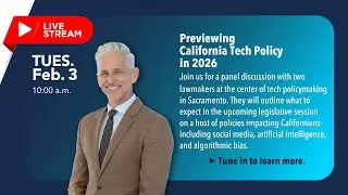 Lowenthal Hosts Webinar to Preview California Tech Policy in 2026