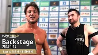 #njnbg 2nd Match Backstage (with Subtitles) 1/19/26 | Road to THE NEW BEGINNING 第2試合 Backstage