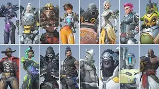 Overwatch 2 - ALL the New Hero Skins! New Hero Looks