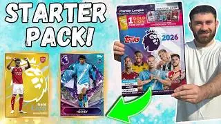 Opening The *NEW* Topps Premier League 2026 Starter Pack | Golden Lion - Checklists & More! 🔥