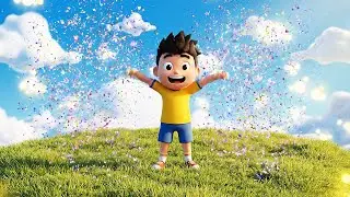 Roblox Funny Kid Teleported Between Floating Islands | Kids Songs & Nursery Rhymes