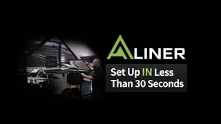 Aliner Setup In Less Than 30 Seconds! | A-Frame Camper Travel Trailer