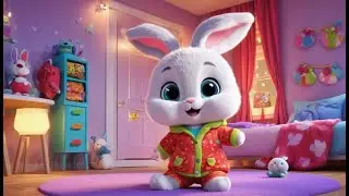 Bella Bunny Hops to Bed | Bedtime Bunny Song for Kids | Gentle Sleep Rhyme for Toddlers