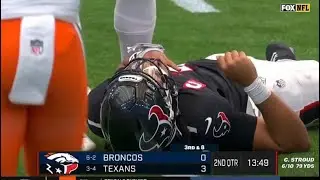 CJ Страуд нокаутирован после мощного удара против Broncos 😱