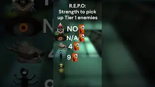 [R.E.P.O] Strength to pick up Tier 1 enemies #repo #tips