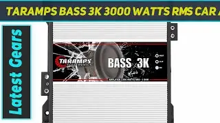 Taramps Bass 3K 3000 Watts Rms Car Audio Amplifier 1 Ohm - Review 2023