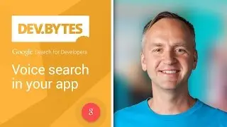 Voice search in your app