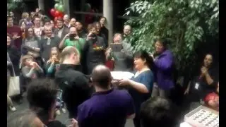 Eben Upton and Liz Upton Celebrate the Raspberry Pi 4th Birthday 05/03/2016
