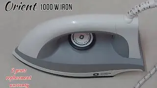 Orient Light Weight Iron Review | Orient Fabrimate Dry Iron Unboxing & Review | Orient Dry Iron