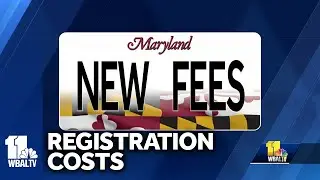 Maryland vehicle registration fees going up