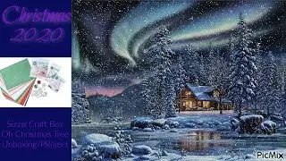 Christmas 2020 | Sizzix Oh Christmas Tree kit | Unboxing | Shaker Card project