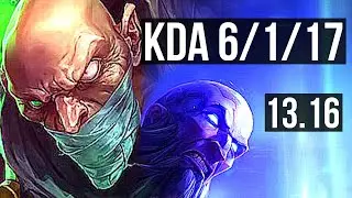 SINGED vs RYZE (TOP) | 6/1/17, 3.0M mastery, 300+ games | KR Diamond | 13.16